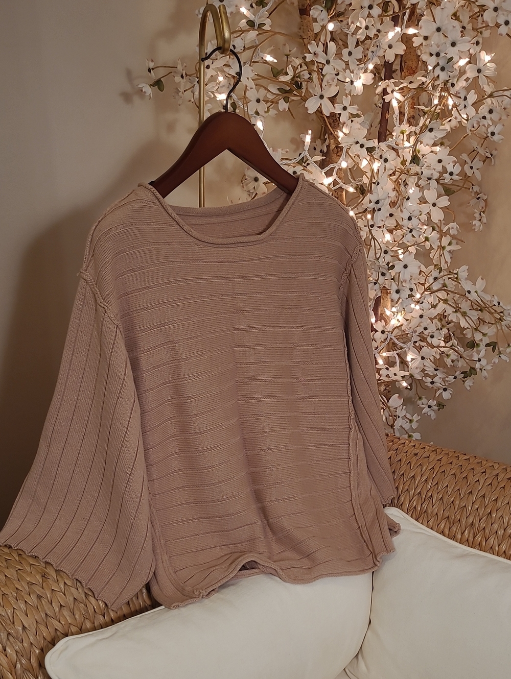 Women's Ribbed Boatneck Sweater